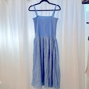 & Other Stories Smocked Midi Dress